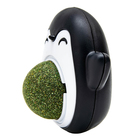 Игрушка для кошек с кошачьей мятой «Пингвин», 6 см, чёрная - Фото 3