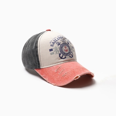 Кепка мужская MINAKU Sailing team, размер 56-58, чёрная