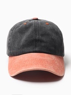 Кепка мужская MINAKU, цвет черный/коралловый, р-р 56-58 - фото 24637870