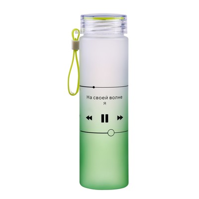 Бутылка для воды пластиковая «На своей волне», 460 мл