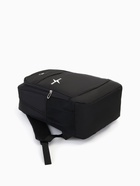 Рюкзак молодёжный на молниях, 4 кармана, размер 35×18×50 см, чёрный - Фото 5