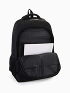 Рюкзак молодёжный на молниях, 4 кармана, размер 35×18×50 см, чёрный - Фото 4