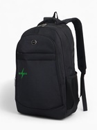 Рюкзак молодёжный на молниях, 4 кармана, 35×18×50 см, чёрный - Фото 3