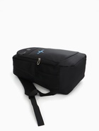 Рюкзак молодёжный на молниях, 4 кармана, с принтом, 35×18×50 см, чёрный - Фото 4