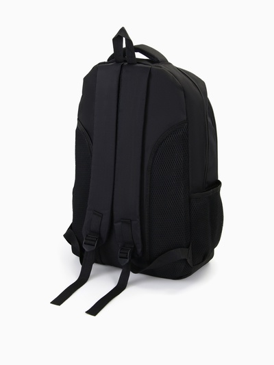 Рюкзак молодёжный, 4 кармана, 35×16×50 см, чёрный