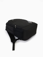 Рюкзак молодёжный на молниях, 4 кармана, размер 35×16×50 см, чёрный/красный - Фото 6