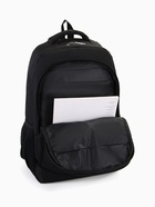 Рюкзак молодёжный на молниях, 4 кармана, размер 35×16×50 см, чёрный/красный - Фото 4