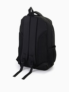 Рюкзак молодёжный на молниях, 4 кармана, с принтом, 35×18×50 см, чёрный - Фото 7