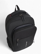 Рюкзак молодёжный на молниях, 4 кармана, 35×16×50 см, чёрный - Фото 7