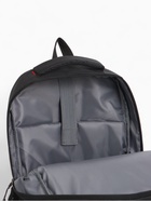 Рюкзак молодёжный на молниях, 4 кармана, 35×16×50 см, чёрный - Фото 9