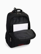 Рюкзак молодёжный, 2 отдела на молнии, 4 кармана, 37×17×54 см, чёрный - Фото 5