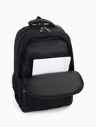 Рюкзак молодёжный на молниях, со светоотражающими элементами, 2 отдела на молнии, 4 кармана, размер 37×17×54 см, чёрный/синий - Фото 4