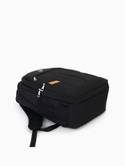 Рюкзак молодёжный, со светоотражающими элементами, 2 отдела на молнии, 4 кармана, 37×17×54 см, чёрный - Фото 7