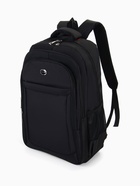 Рюкзак молодёжный на молниях, с чёрной полоской, 2 отдела на молнии, 4 кармана, размер 37×17×54 см, чёрный - Фото 9