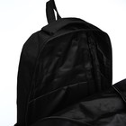 Рюкзак молодёжный из текстиля, 2 отдела на молнии, 4 кармана, цвет чёрный/оранжевый - Фото 6