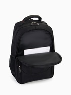 Рюкзак молодёжный, со светоотражающими элементами, 2 отдела, 4 кармана, 37×17×54 см, чёрный - Фото 5