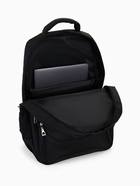 Рюкзак молодёжный, со светоотражающими элементами, 2 отдела, 4 кармана, 37×17×54 см, чёрный - Фото 2