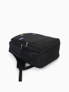 Рюкзак молодёжный на молниях, со горизонтальными светоотражающими элементами, 2 отдела на молнии, 4 кармана, размер 37×17×54 см, чёрный/синий - Фото 7