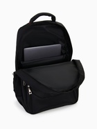 Рюкзак молодёжный на молниях, со горизонтальными светоотражающими элементами, 2 отдела на молнии, 4 кармана, размер 37×17×54 см, чёрный/синий - Фото 2