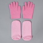 Набор увлажняющий, перчатки/носочки, ONE SIZE, цвет розовый - Фото 3