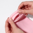 Набор увлажняющий, перчатки, носочки, один размер, розовый - Фото 4