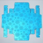 Коробка для конфет «Снежинки», 14.7 х 14.7 х 3.5 см, Новый год (комплект 5 шт) - фото 23378959