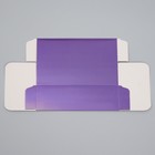 Коробка для макарун, кондитерская упаковка «Лиловая», 18 х 10.5 х 5.5 см (комплект 4 шт) - фото 23548275