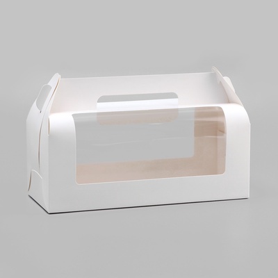 Коробка под рулет, белая 27.5×11×10 см