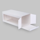 Коробка под рулет с окном, белая 27.5×11×10 см - Фото 3