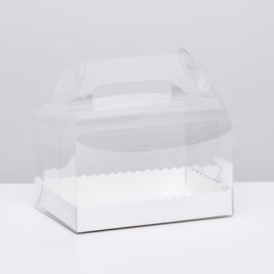 Коробка под рулет, белая 16.5×11×9 см