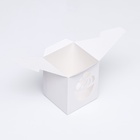 Коробка под пирожное, белая, 9×9×11 см - Фото 5