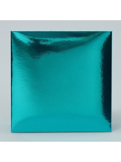 Коробка для конфет, кондитерская упаковка, 4 ячейки, «Голубая», 10.5×10.5×3.5 см