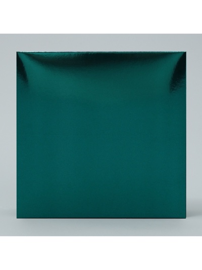 Коробка для конфет, кондитерская упаковка, 9 ячеек, «Изумрудная», 14.7×14.7×3.5 см