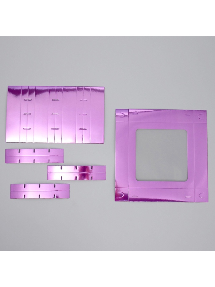 Коробка для конфет «Фиалка», 18.9 х 18.9 х 3.8 см 9896401