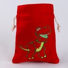 Мешок для подарков «Дракон», р. 17 х 13 см, цвет МИКС - фото 301684442