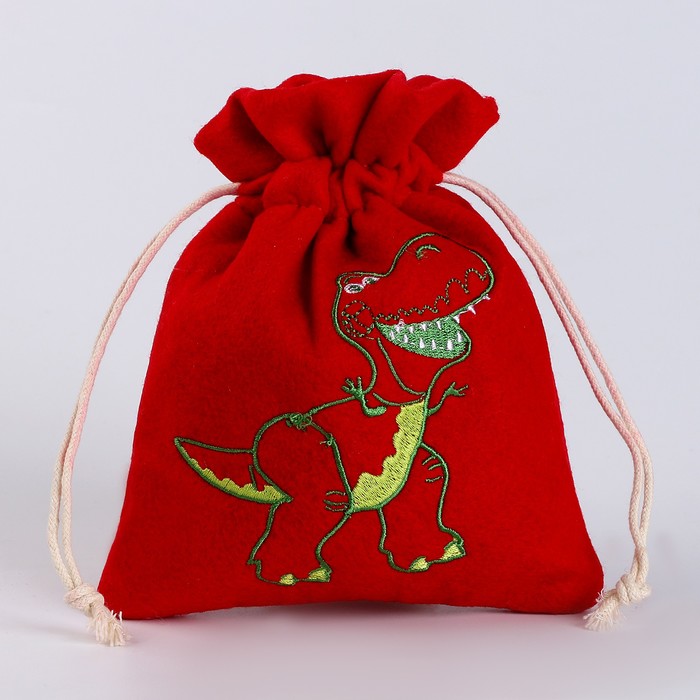 Мешок для подарков «Дракон», р. 17 х 13 см, цвет МИКС