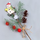 Деревянный декор на палочке «Новый год» 40 × 15 × 3 см, МИКС - Фото 4