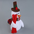 Мягкая игрушка "Снеговик", 17 см, виды МИКС - Фото 2
