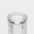 Набор баночек стеклянных для специй с пробковой крышкой Доляна «Парфе. Афина», 35 мл, 4,3×8 см, 12 шт, цвет прозрачный - фото 4403807