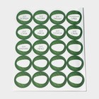 Баночки для специй BellaTenero «Эко», 120 мл, 4.3×11 см, набор 12 шт., с бамбуковой крышкой, стекло, прозрачные - Фото 12