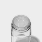 Набор баночек для специй Доляна «Эко», 120 мл, 4.5×10.5 см, 12 шт., с металлической крышкой, стекло - Фото 5