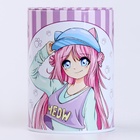 Копилка для декорирования стразами и фольгой «Девочка с котиком» - Фото 3