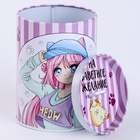 Копилка для декорирования стразами и фольгой «Девочка с котиком» - Фото 5