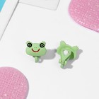 Серьги-клипсы детские «Выбражулька» лягушки, зелёные - Фото 7