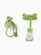 Серьги-клипсы детские «Выбражулька» лягушки, зелёные - Фото 4