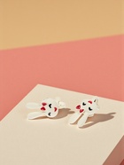 Серьги-клипсы детские «Выбражулька» зайчики, белые - Фото 3