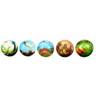 Мягкий мяч "Мир дино" 6,3см, микс , в шоубоксе - Фото 3