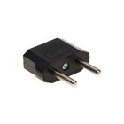 Переходник плоский, 6 А, 220 В, чёрный, 1 шт. - Фото 2