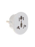 Переходник универсальный 16 А, с заземлением, 220 В, белый, заподлицо в розетку, 1 шт. - Фото 6