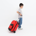 Чемодан малый 20" на молнии, 4 колеса, цвет красный - фото 24099073